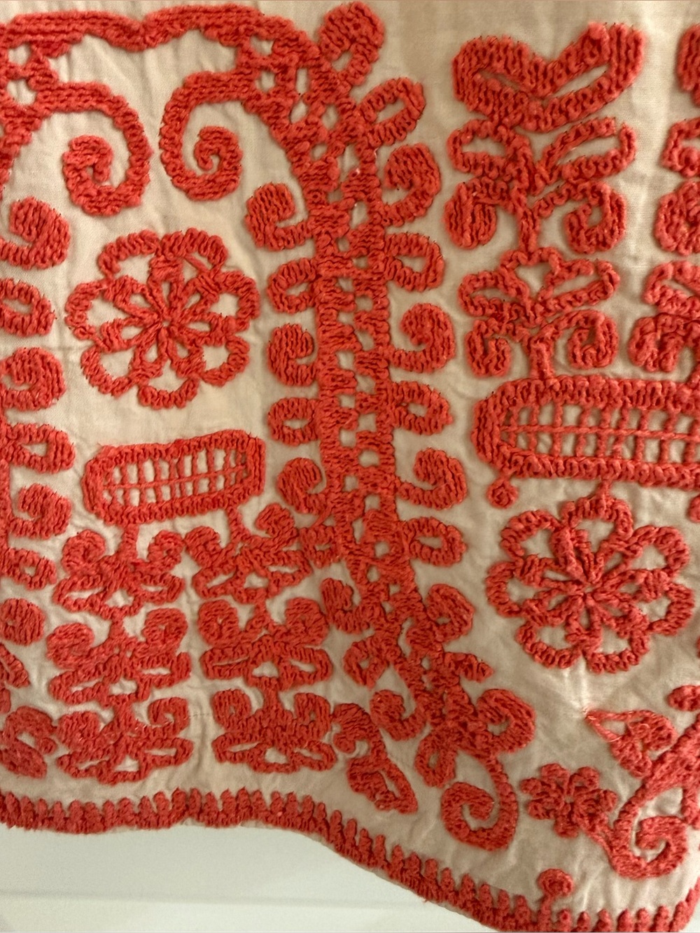 Anthropologie Maeve heavily embroidered shirtdress pockets lined - Picture 12 of 13